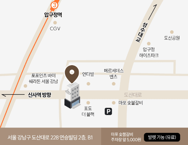 セリニック医院へのアクセス