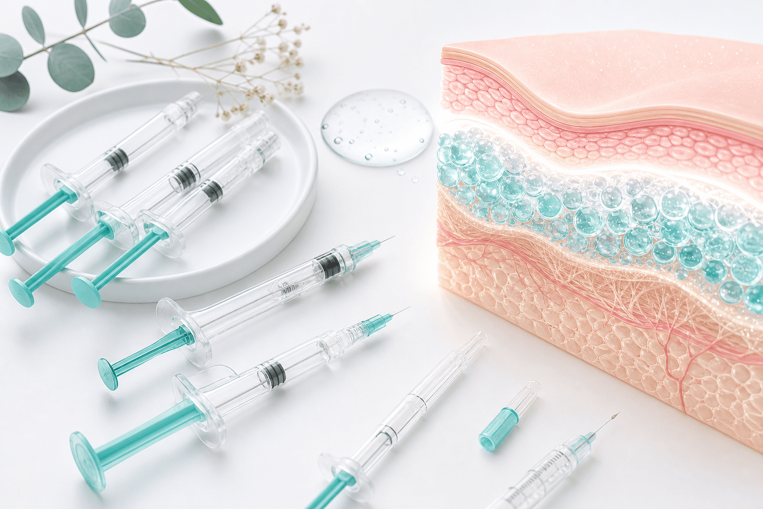 フィラー種類の完全ガイド:HA・CaHA・PLLAの成分特性・適応部位・持続期間・安全性 | セリニック医院(Cellinique)